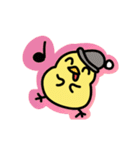 カラフル！動くひよこスタンプ（個別スタンプ：8）