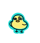 カラフル！動くひよこスタンプ（個別スタンプ：14）