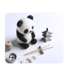 うつパンダ ネガティブ感情 なんかしんどい（個別スタンプ：3）