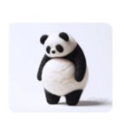 うつパンダ ネガティブ感情 なんかしんどい（個別スタンプ：7）