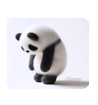 うつパンダ ネガティブ感情 なんかしんどい（個別スタンプ：9）