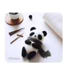 うつパンダ ネガティブ感情 なんかしんどい（個別スタンプ：31）