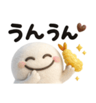 雪の妖精♡白くてまんまる可愛い（個別スタンプ：9）