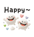 雪の妖精♡白くてまんまる可愛い（個別スタンプ：16）