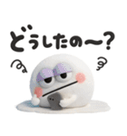 雪の妖精♡白くてまんまる可愛い（個別スタンプ：30）