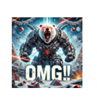 最強ホワイトベア-ドロイド（個別スタンプ：14）