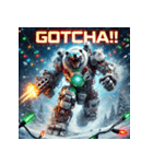 最強ホワイトベア-ドロイド（個別スタンプ：17）