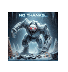 最強ホワイトベア-ドロイド（個別スタンプ：19）