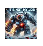 最強ホワイトベア-ドロイド（個別スタンプ：24）