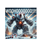 最強ホワイトベア-ドロイド（個別スタンプ：26）