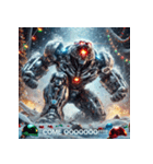 最強ホワイトベア-ドロイド（個別スタンプ：29）