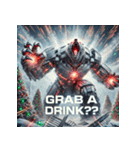 最強ホワイトベア-ドロイド（個別スタンプ：32）