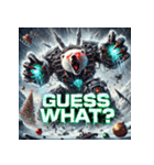 最強ホワイトベア-ドロイド（個別スタンプ：35）