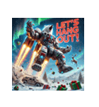 最強ホワイトベア-ドロイド（個別スタンプ：36）