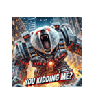 最強ホワイトベア-ドロイド（個別スタンプ：39）