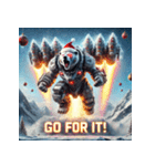 最強ホワイトベア-ドロイド（個別スタンプ：40）