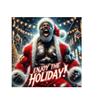 最強BLACKサンタ（個別スタンプ：5）