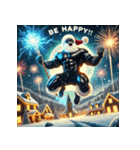 最強BLACKサンタ（個別スタンプ：6）