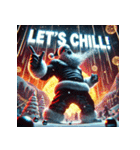 最強BLACKサンタ（個別スタンプ：12）