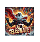 最強BLACKサンタ（個別スタンプ：14）