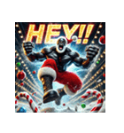 最強BLACKサンタ（個別スタンプ：34）