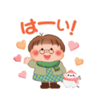 ぷくちゃんの冬（個別スタンプ：6）