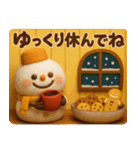 気遣いの出来る雪だるま♡サンタさんも（個別スタンプ：7）