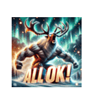 最強トナカイ（個別スタンプ：34）