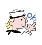 あおいほし絵画教室のぼうや（個別スタンプ：1）