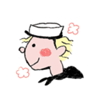 あおいほし絵画教室のぼうや（個別スタンプ：3）