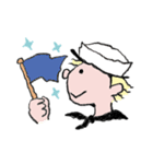 あおいほし絵画教室のぼうや（個別スタンプ：4）