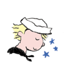 あおいほし絵画教室のぼうや（個別スタンプ：9）