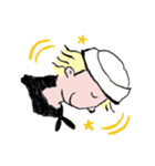 あおいほし絵画教室のぼうや（個別スタンプ：10）