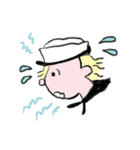 あおいほし絵画教室のぼうや（個別スタンプ：14）