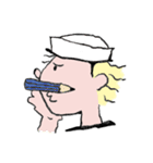 あおいほし絵画教室のぼうや（個別スタンプ：18）