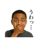 やらかした黒人少年（個別スタンプ：9）