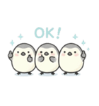 使いやすい♡もちシマエナガ セリフなし（個別スタンプ：3）