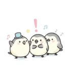 使いやすい♡もちシマエナガ セリフなし（個別スタンプ：11）