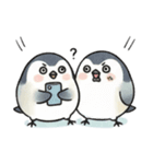 使いやすい♡もちシマエナガ セリフなし（個別スタンプ：33）