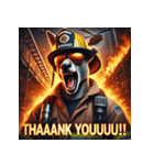 カンガルー消防士！！（個別スタンプ：5）