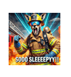 カンガルー消防士！！（個別スタンプ：7）