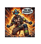 カンガルー消防士！！（個別スタンプ：13）