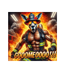 カンガルー消防士！！（個別スタンプ：14）