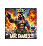 カンガルー消防士！！（個別スタンプ：15）