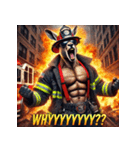 カンガルー消防士！！（個別スタンプ：17）