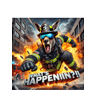 カンガルー消防士！！（個別スタンプ：20）