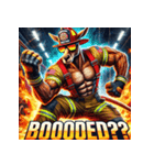 カンガルー消防士！！（個別スタンプ：21）