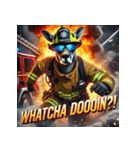 カンガルー消防士！！（個別スタンプ：22）