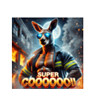 カンガルー消防士！！（個別スタンプ：23）