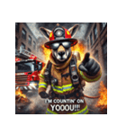 カンガルー消防士！！（個別スタンプ：25）